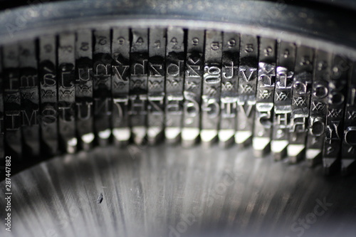 Obraz na płótnie Old typewriter w salonie