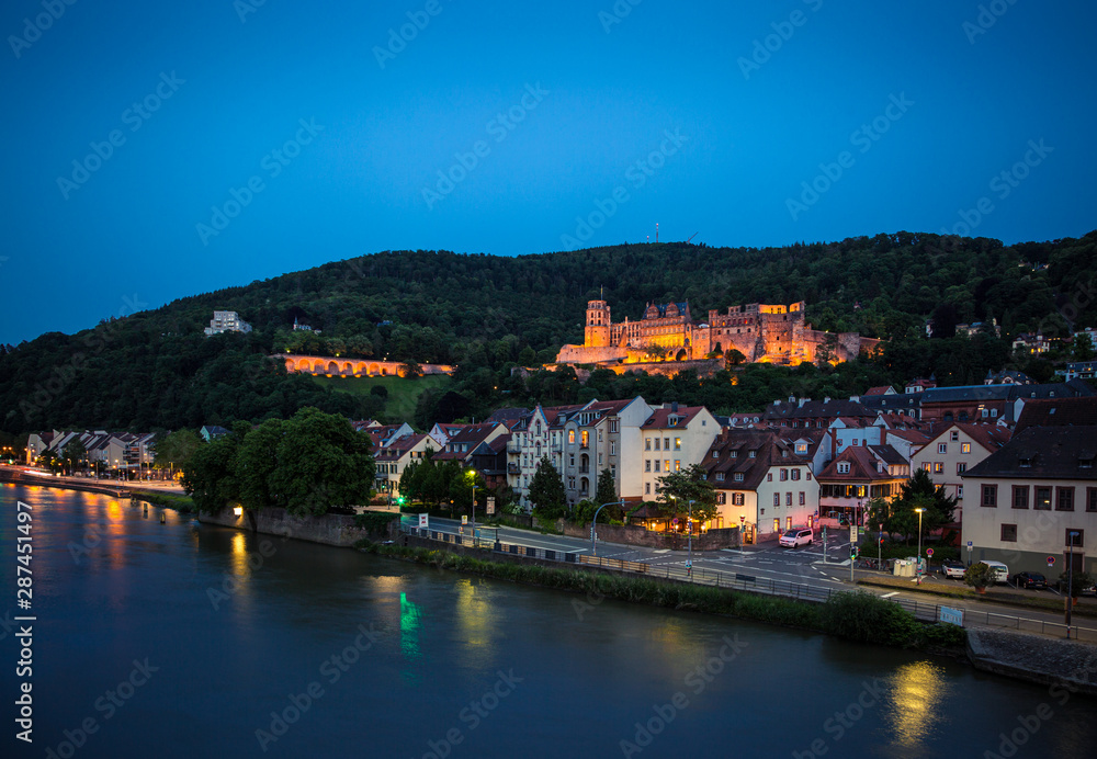 Heidelberg mit Schloss 