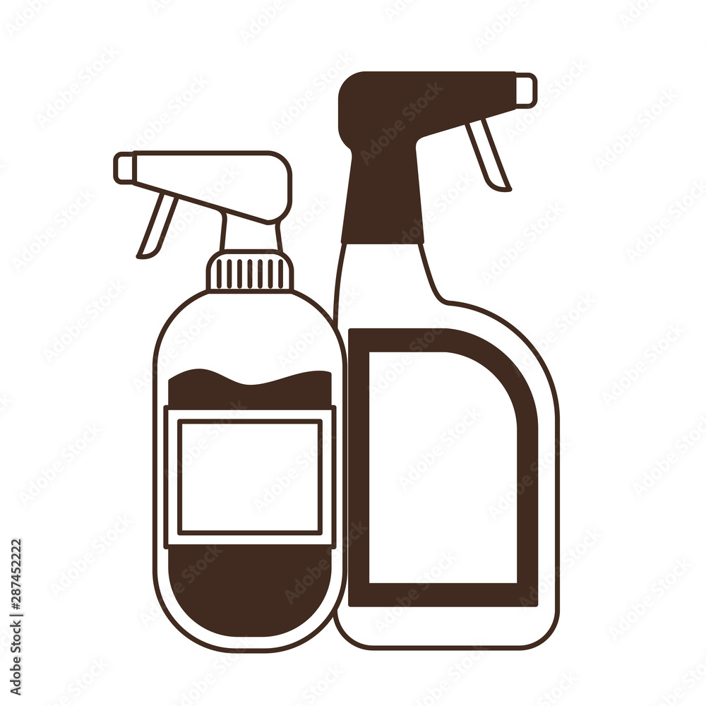 silhouette of pet grooming containers on white background silhouette of pet grooming containers on white background