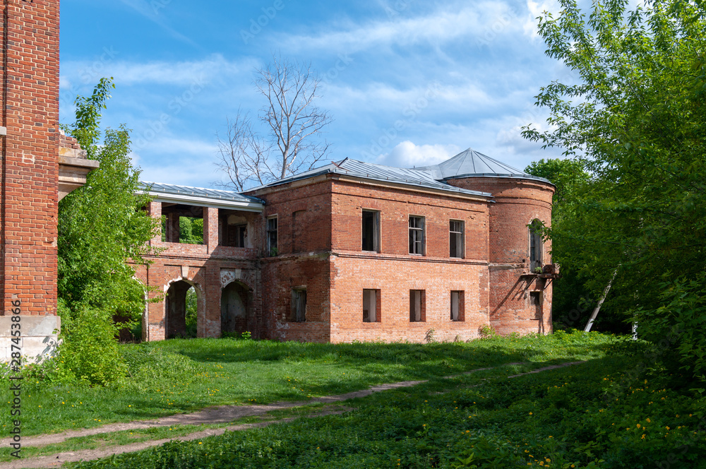 Manor of the Nechaevs: the wing of the manor house, Polibino village, Dankov district, Lipetsk region, Russian Federation