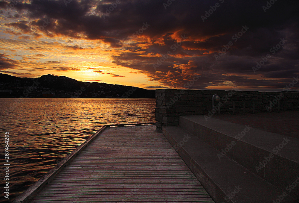 Sunset in Bergen