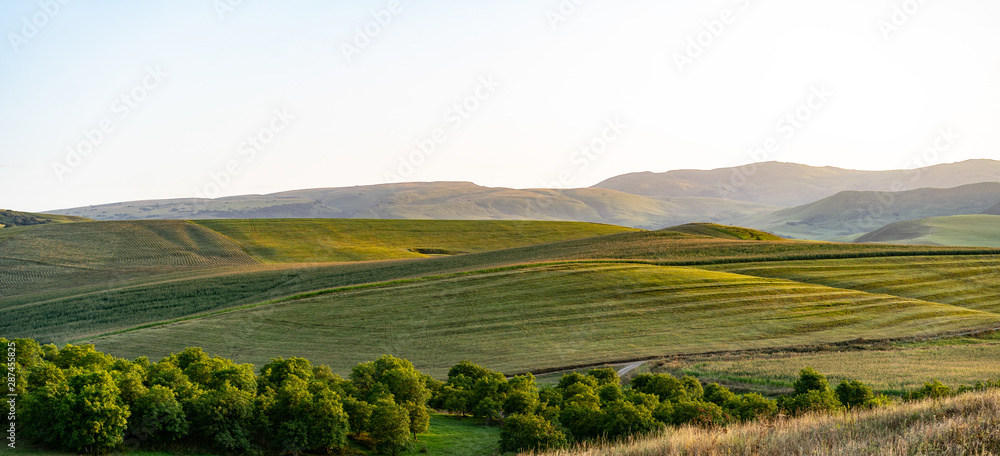 Beautiful landscape in the foothills