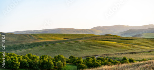 Beautiful landscape in the foothills