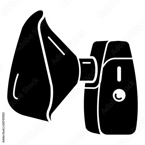 Inhaler tool icon. Simple illustration of inhaler tool vector icon for web design isolated on white background