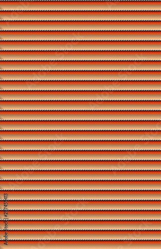 A rust colored surface.