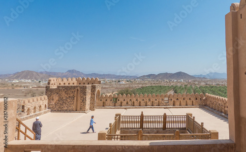 Landscape around Jibreen Castle in Jibreen (Jabreen, جبرين, Jabrin‎) Sultanate of Oman