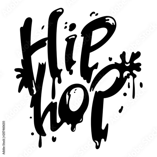 Hip hop icon. Simple illustration of hip hop vector icon for web design isolated on white background