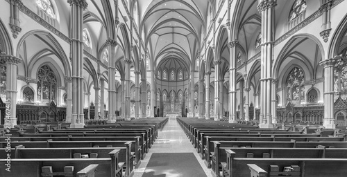 Interior of the historic St. Paul Cathedral of Pittsburgh
