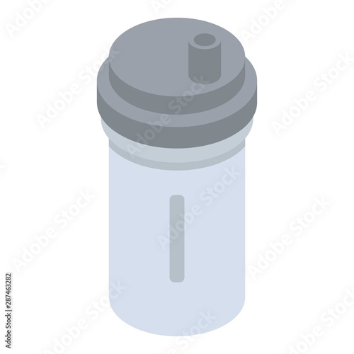Drink shaker icon. Isometric of drink shaker vector icon for web design isolated on white background