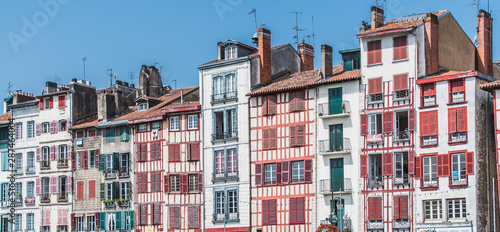 Historical and cultural city center of Bayonne, France