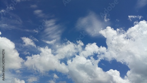 Cloud Formations On A Warm Summer Day