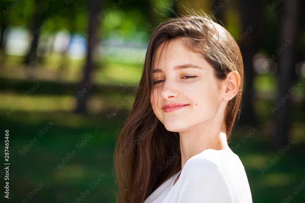 Young beautiful blonde girl with bare shoulders Young beautiful blonde girl with bare shoulders