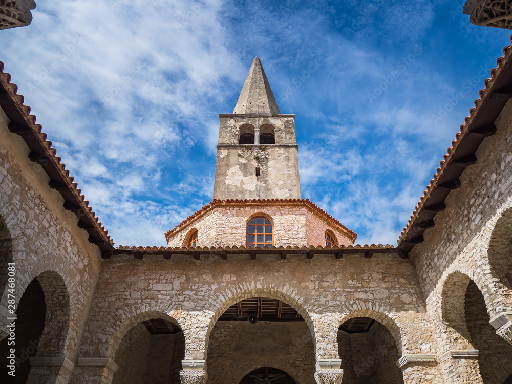 Tower bell of Euphrasian basilica in Porec, Croatia Tower bell of Euphrasian basilica in Porec, Croatia