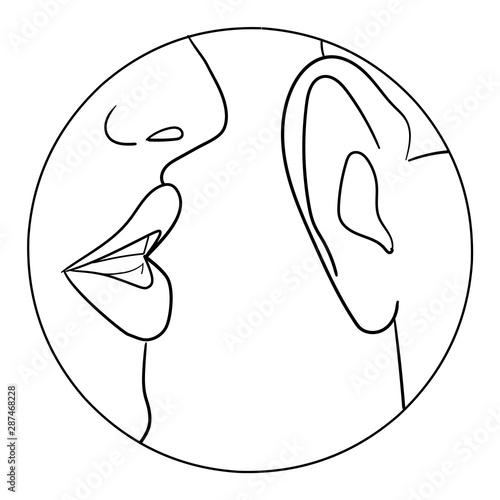 Woman talking and another man listening