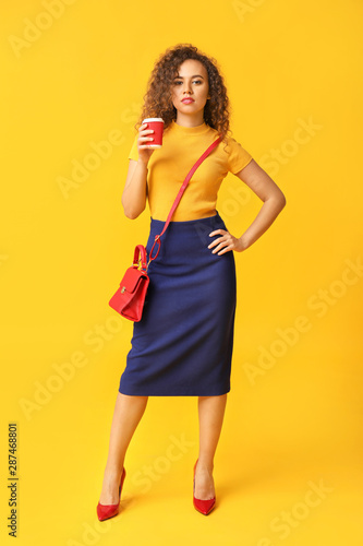 Stylish African-American wo...