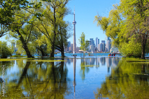 Toronto Islands Flooded