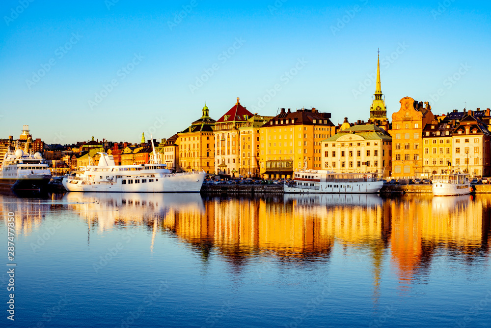 View of Stockholm Sweden early morning