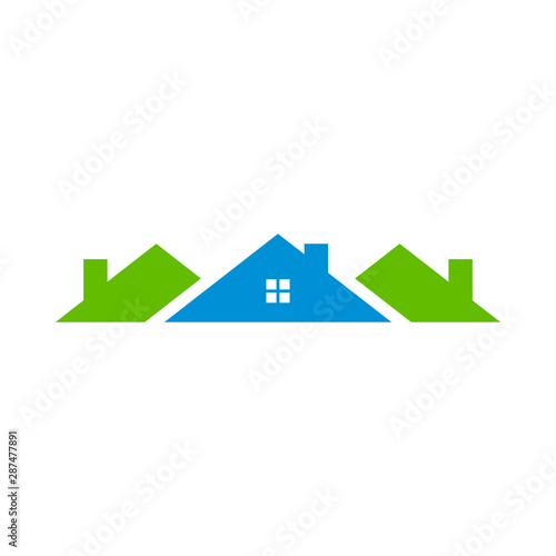 House graphic design template vector isolated illustration