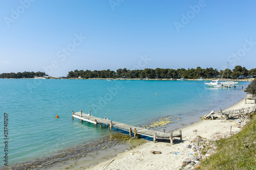 Lagoon Beach at Kassandra Peninsula  Chalkidiki  Greece