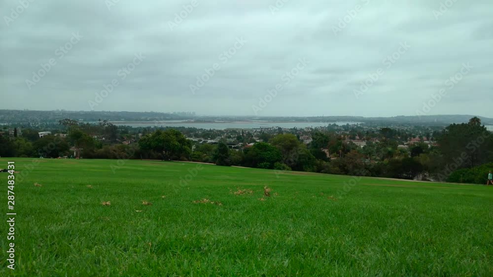 Downtown San Diego - mission bay - ocean time lapse Downtown San Diego - mission bay - ocean time lapse