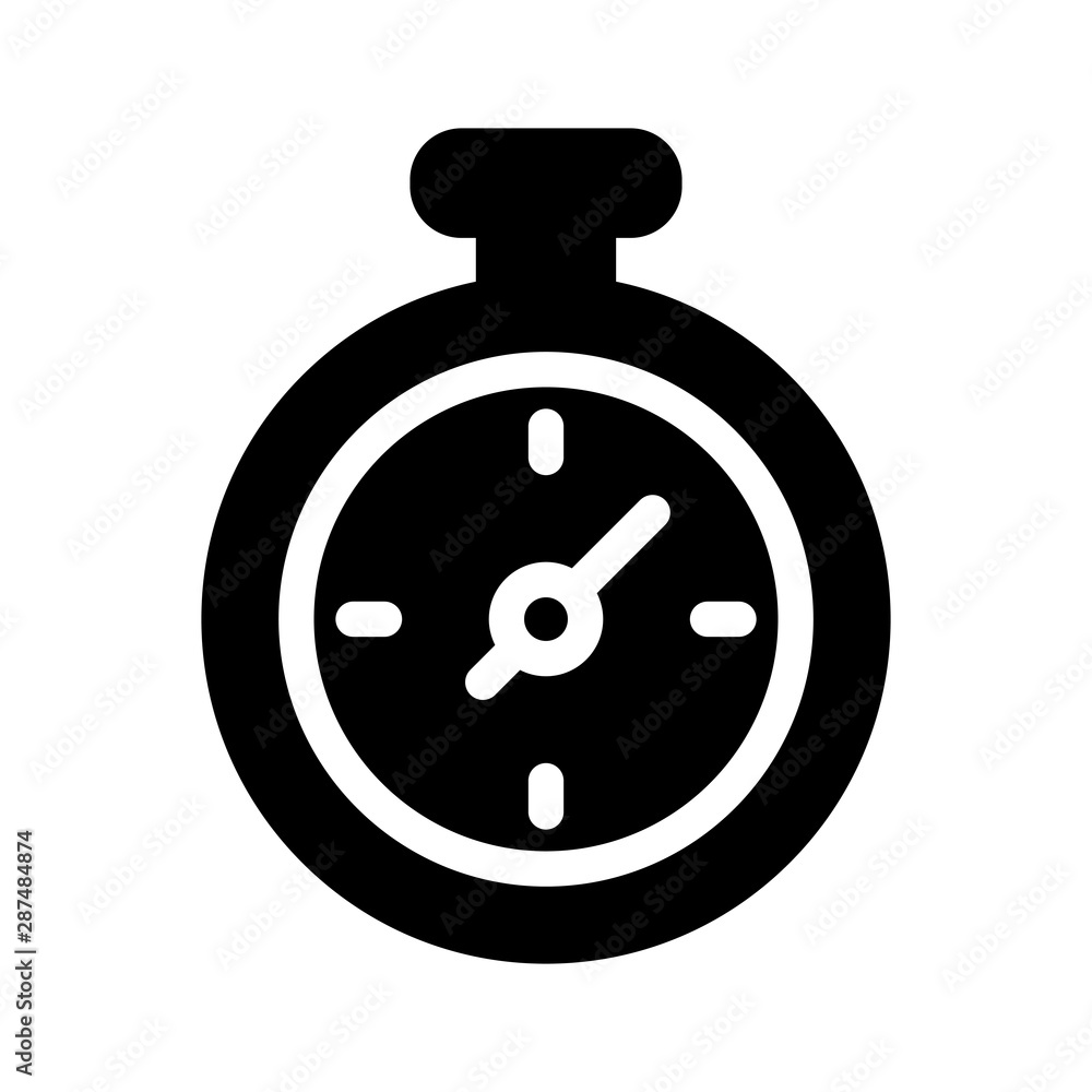 Stopwatch / stop watch timer flat icon, alarm, timer for apps and websites, vector icon EPS 10 Stopwatch / stop watch timer flat icon, alarm, timer for apps and websites, vector icon EPS 10