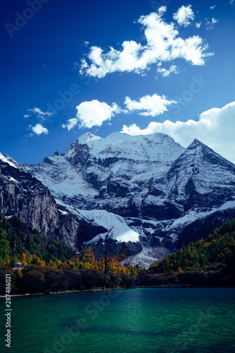 Yading Nature Reserve in Daocheng County, Southwest of Sichuan Province, China