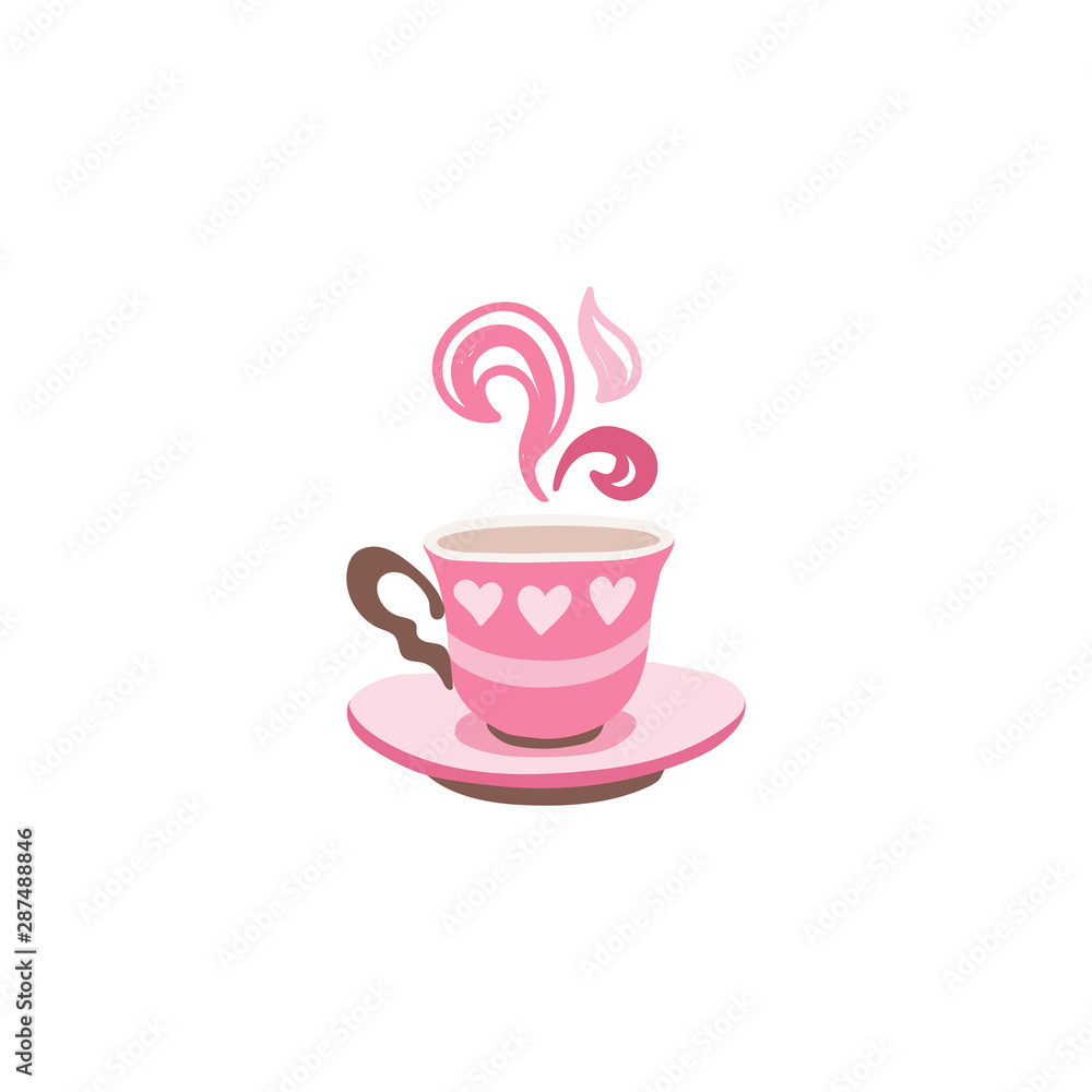 vector tea cup isolated vector tea cup isolated