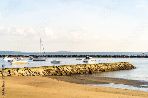 Harbor Ocean View of Rye Playland, New York.