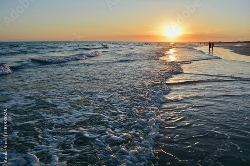 Sea of Cortez Gulf of California Rocky Point Puerto Penasco Mexico Waves Sunset