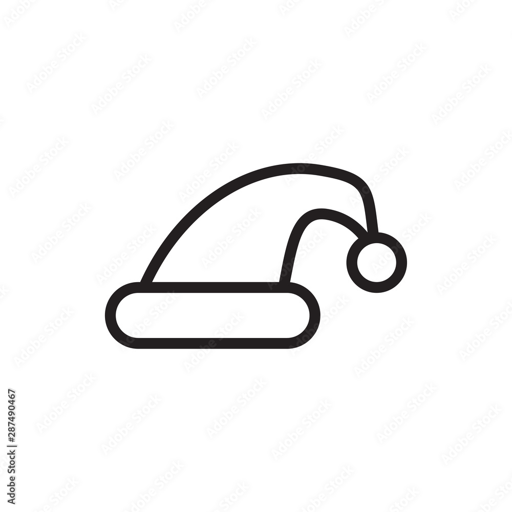 Obraz premium Santa hat icon