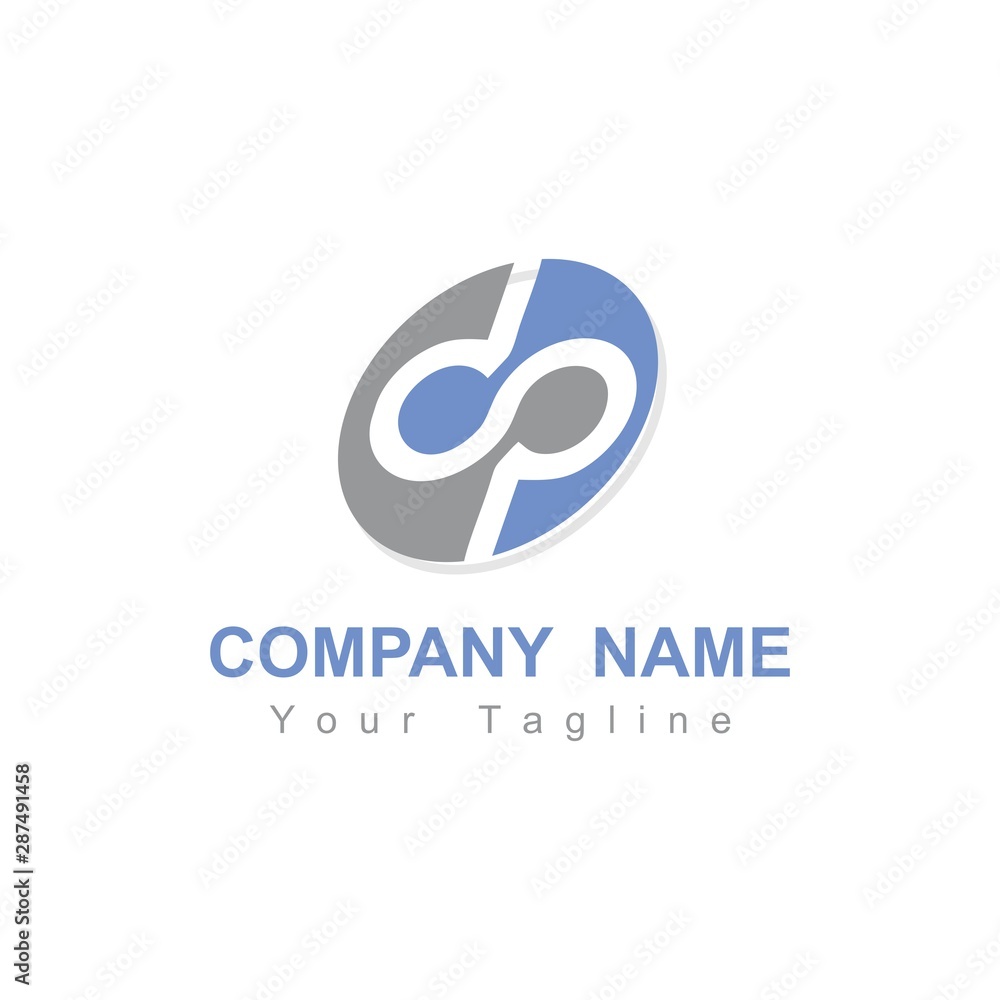 dp, dsp, dop, pd initials company logo dp, dsp, dop, pd initials company logo