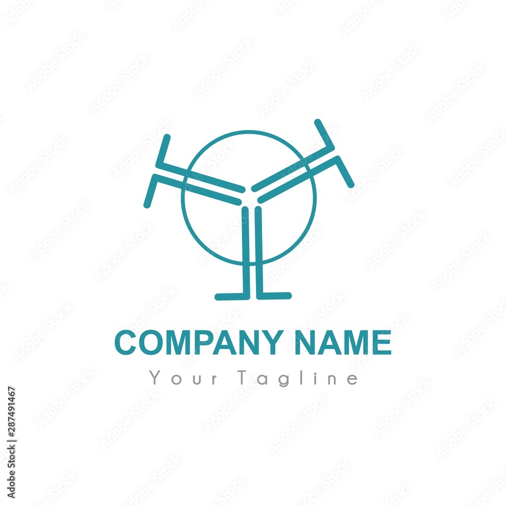 T, Y, TTT, YYY initials company logo
