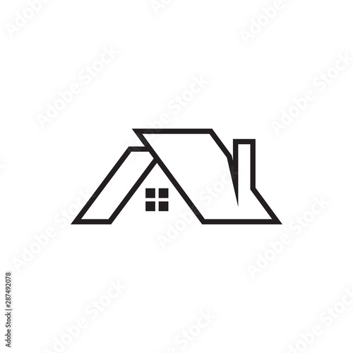 House graphic design template vector isolated illustration