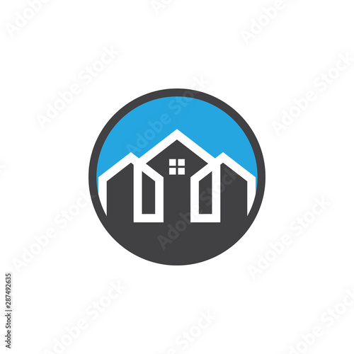 House graphic design template vector isolated illustration