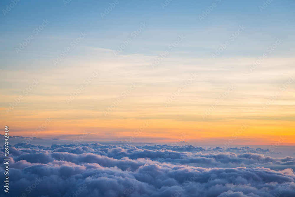 Beautiful sky and clouds before sunset