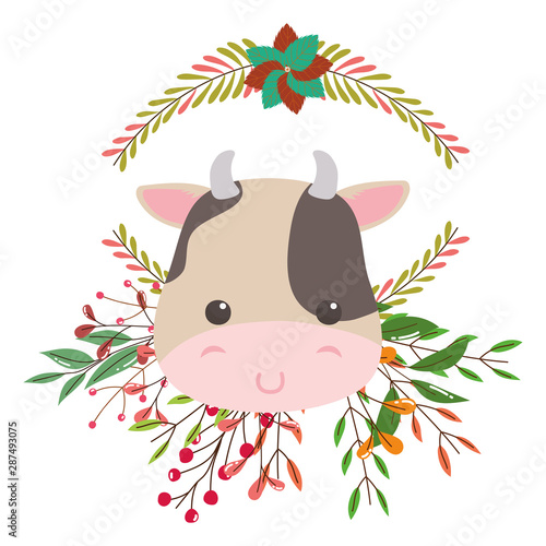 cow cartoon vector design vector illustration