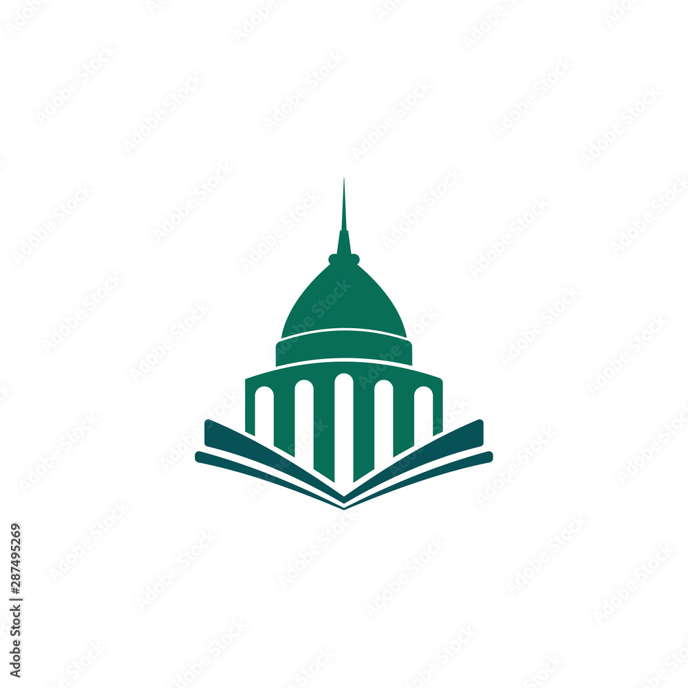 Abstract Mosque Moslem Logo Vector  For Corporate Business