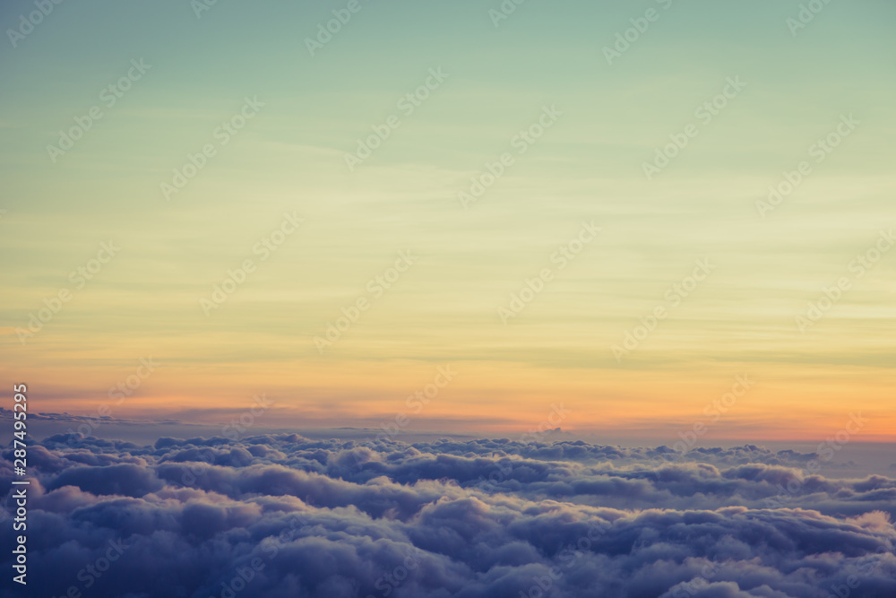 Beautiful sky and clouds before sunset