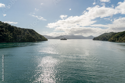 Stunning seaside and coastal scenery sail across Cooks Strait on the Interislander ferry