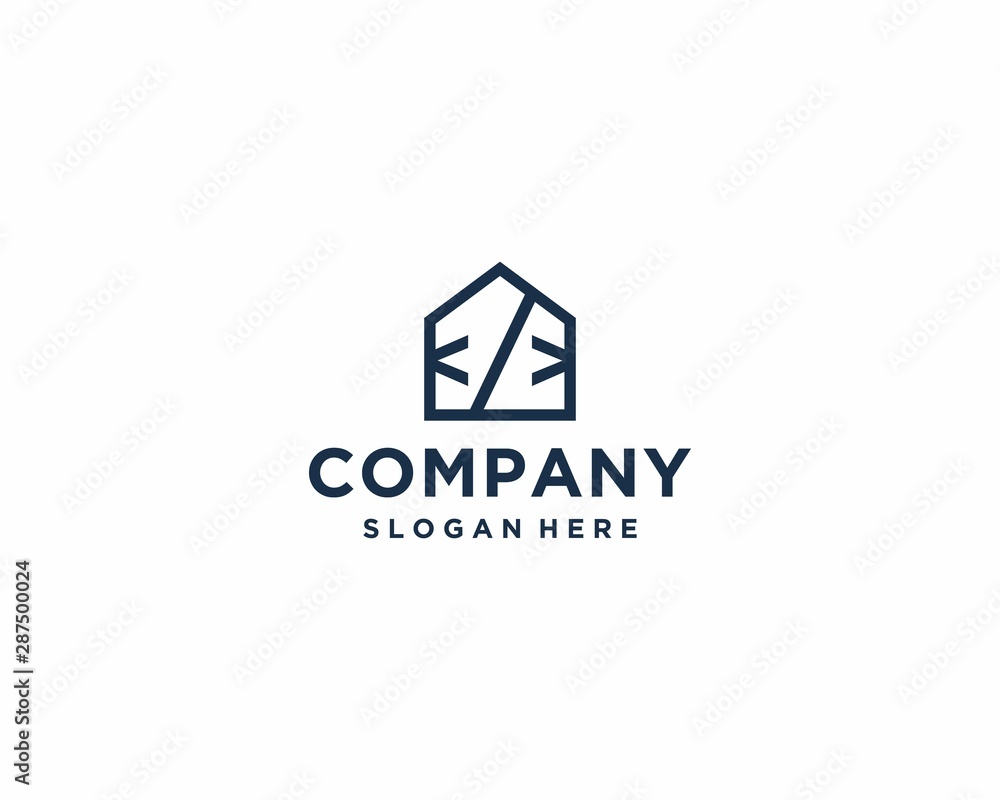 Home code logo design template Home code logo design template