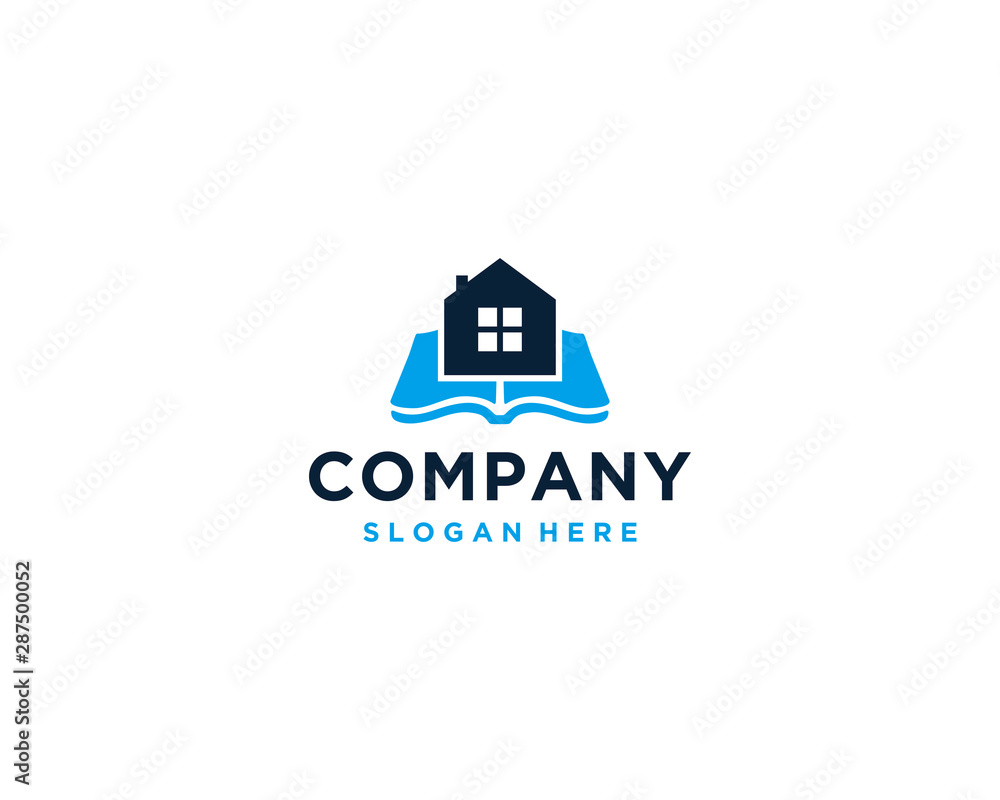 Home student logo design template Home student logo design template