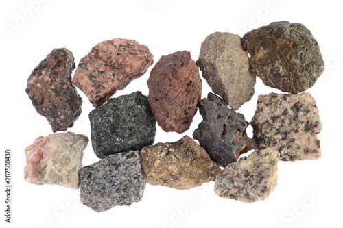 Εκτύπωση καμβά Different kinds of igneous rocks