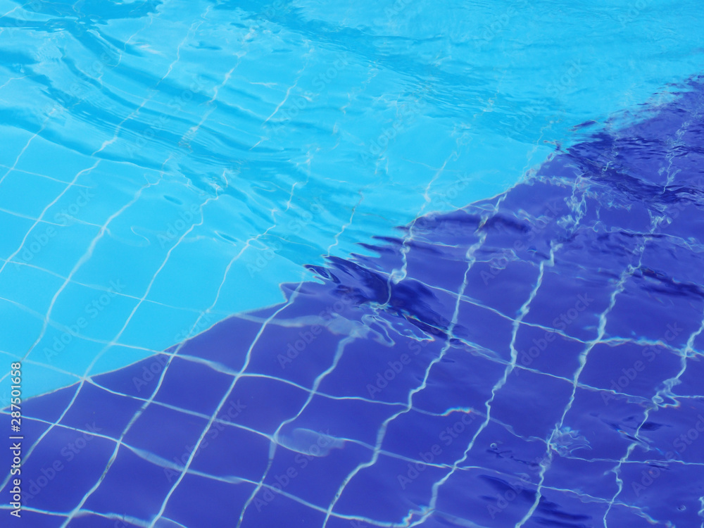 Water swimming pool background texture.