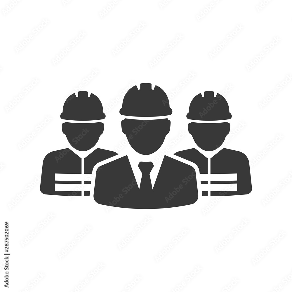 vector icons of construction man worker vector de Stock | Adobe Stock