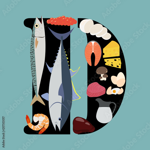 Vitamin D illustration