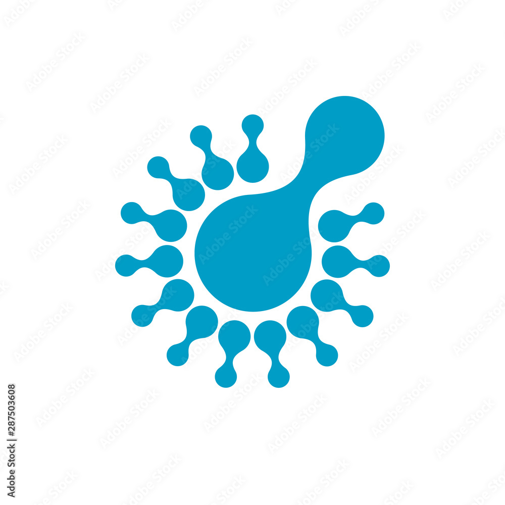 Abstract technology Identity Corporate vector circle logo design template Isolated on a white background Abstract technology Identity Corporate vector circle logo design template Isolated on a white background