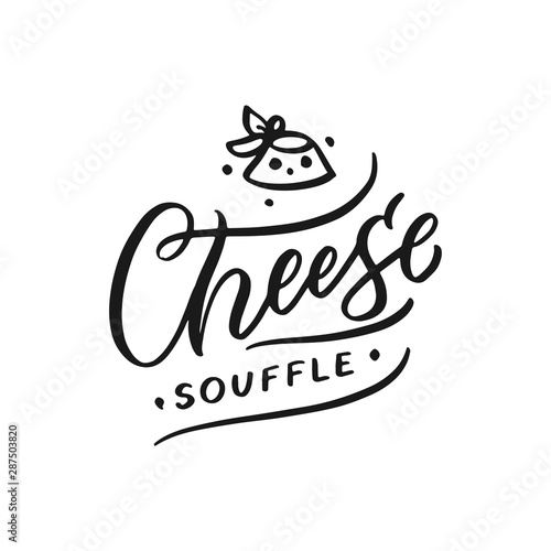 Food logo doodle design template. Vector eps10 letter logotype illustration. I