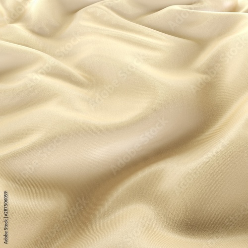 Golden wave cloth