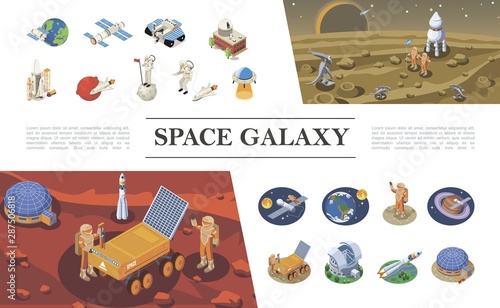 Isometric Space Elements Composition