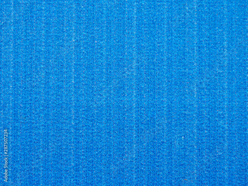 Blue fabric for background. Texture. Stripes.